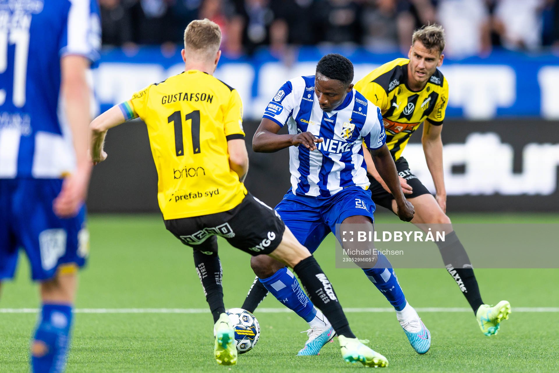 Häckens Samuel Gustafson och Suleiman Abdullahi