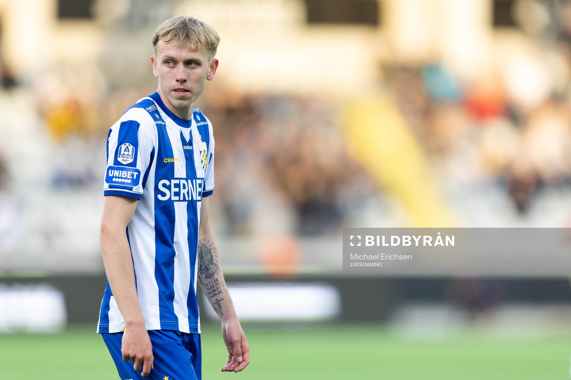 IFK Göteborgs Elias Hagen deppar