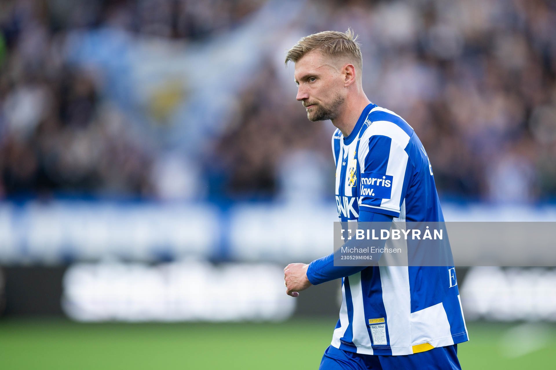 IFK Göteborgs Sebastian Eriksson deppar