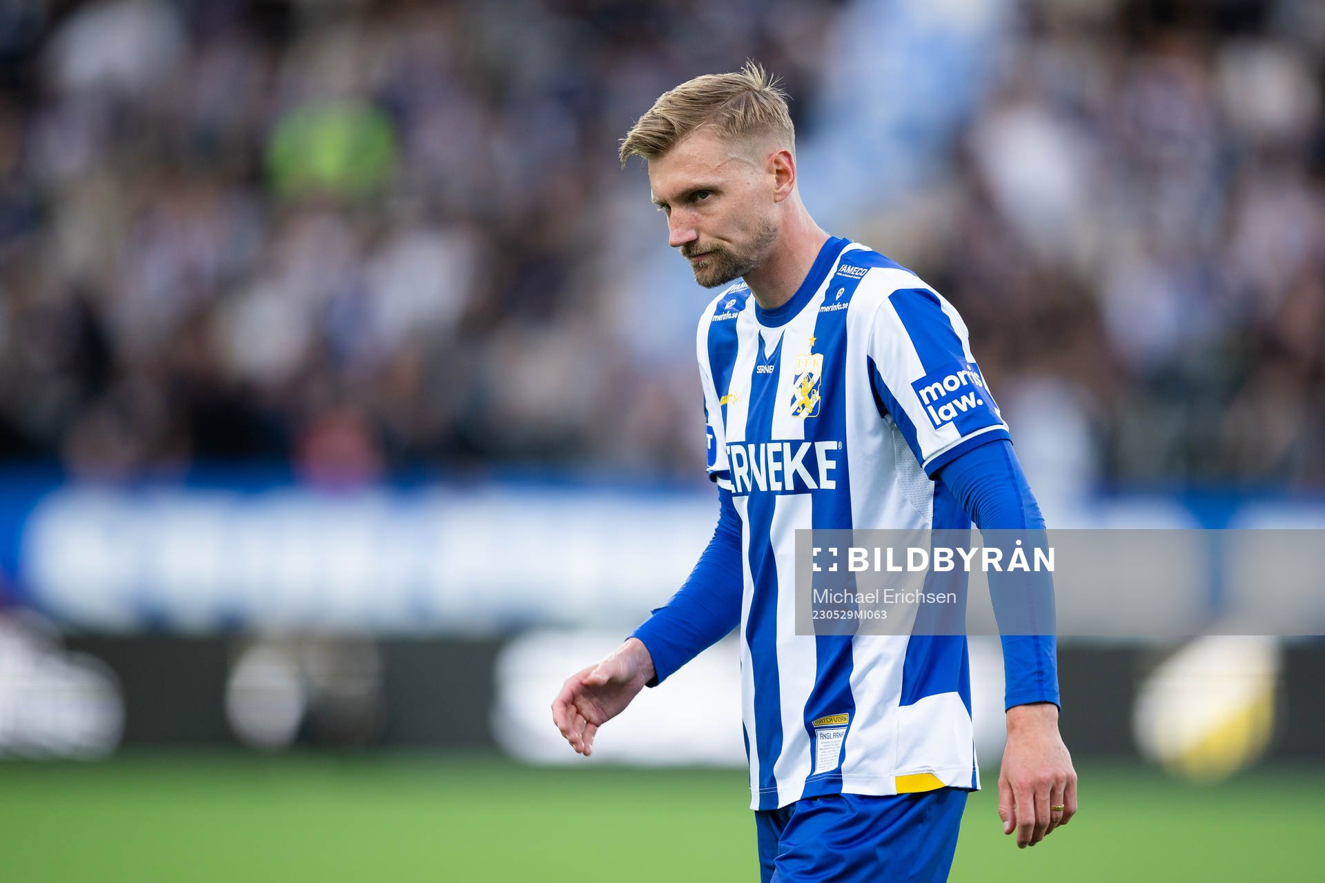 IFK Göteborgs Sebastian Eriksson deppar