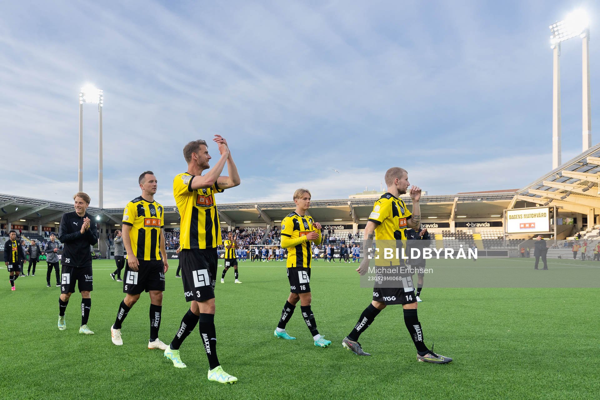 Häckens Even Hovland, Johan Hammar, Pontus Dahbo och Simon