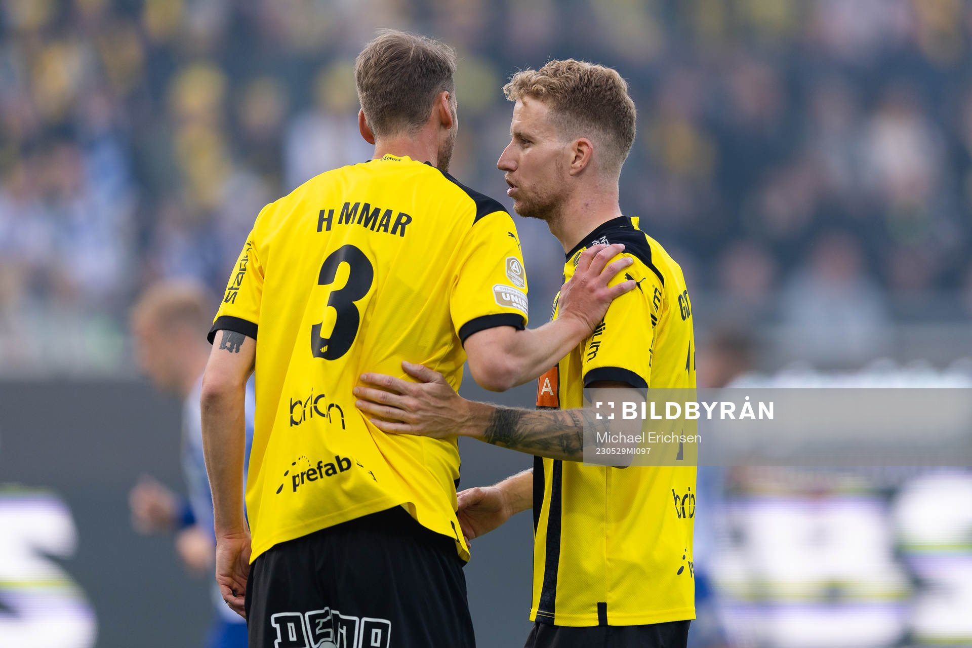 Häckens Johan Hammar och Samuel Gustafson