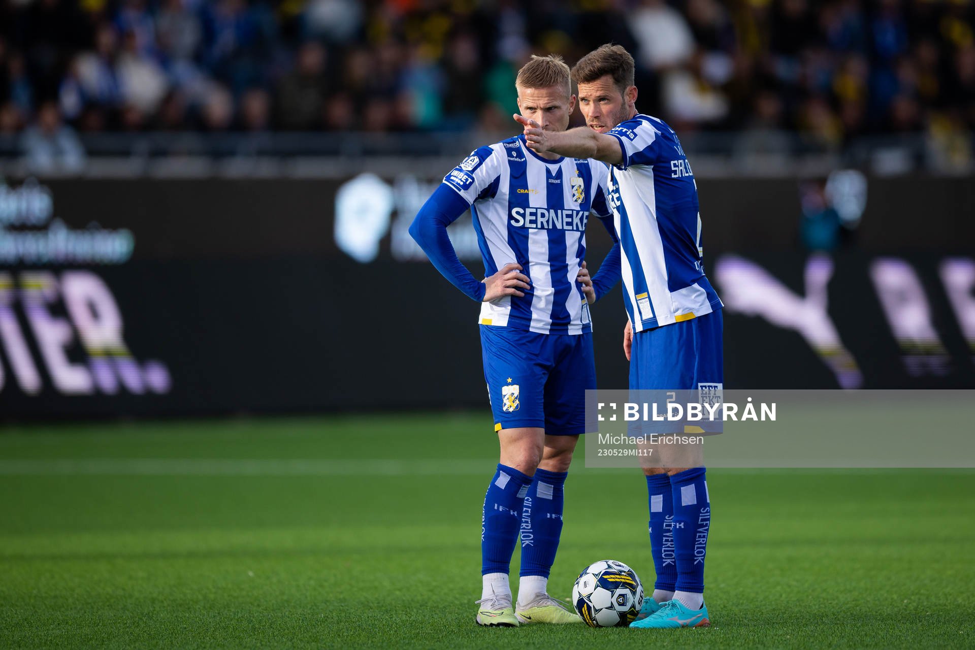 IFK Göteborgs Oscar Wendt och Emil Salomonsson