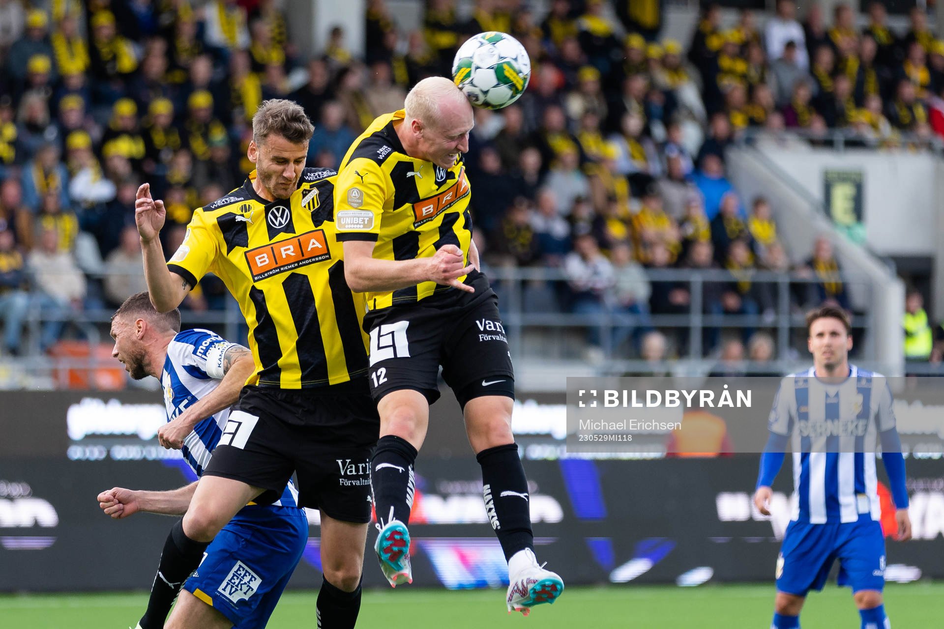 Häckens Johan Hammar och Valgeir Fridriksson