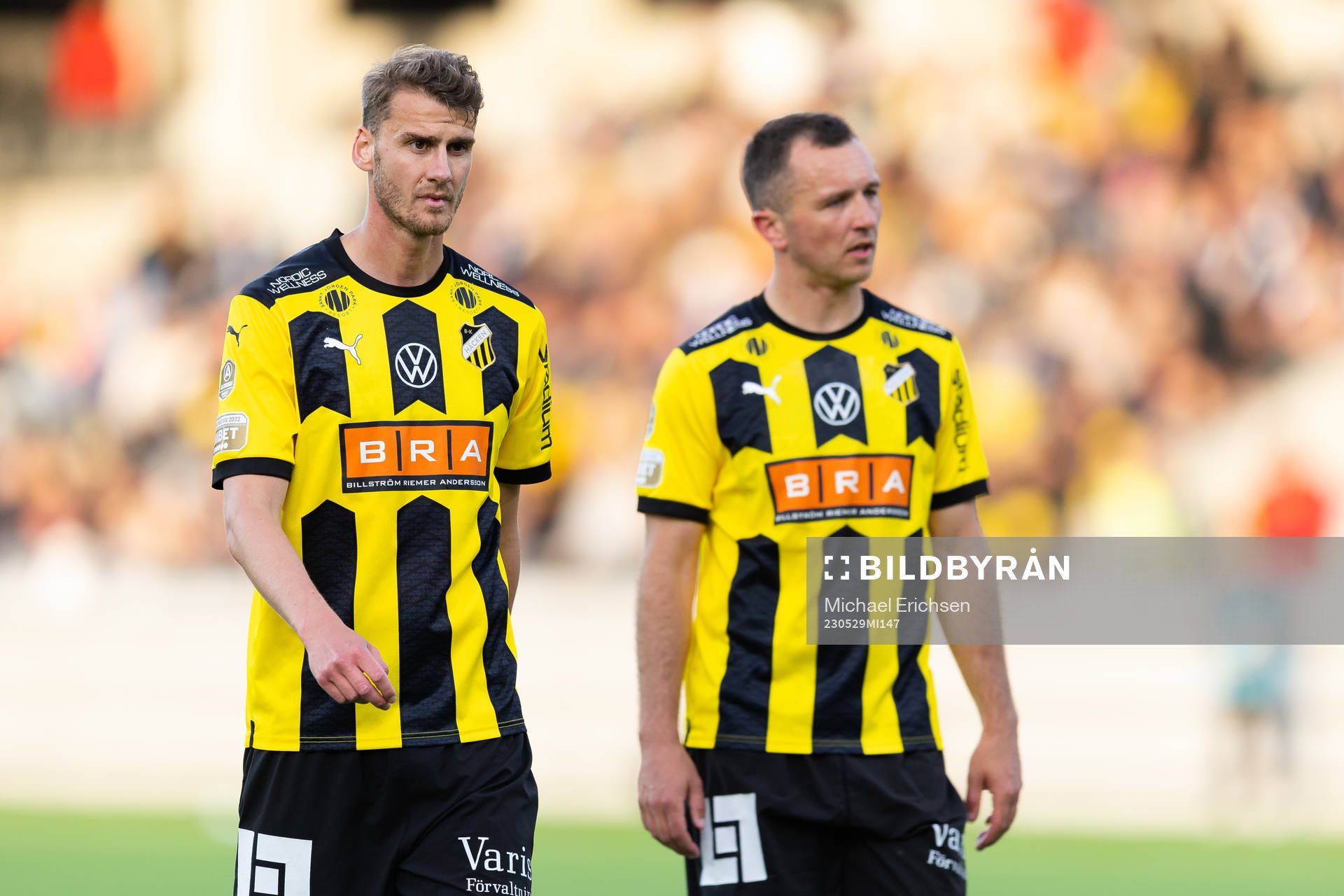 Häckens Johan Hammar och Even Hovland
