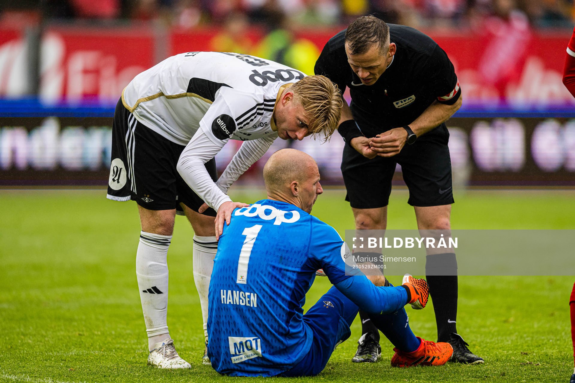 Tobias Børkeeiet and Andre Hansen of Rosenborg