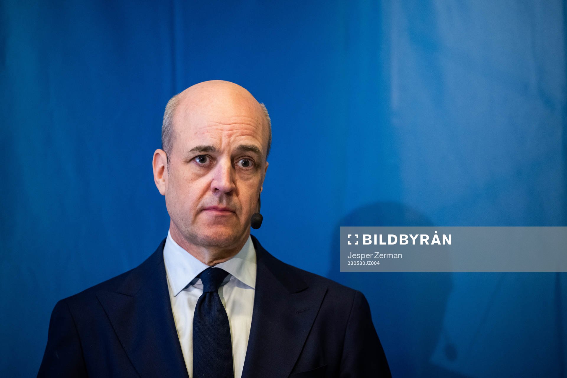 Svenska Fotbollförbundets ordförande Fredrik Reinfeldt