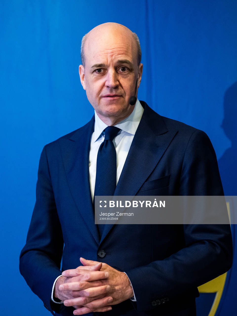 Svenska Fotbollförbundets ordförande Fredrik Reinfeldt