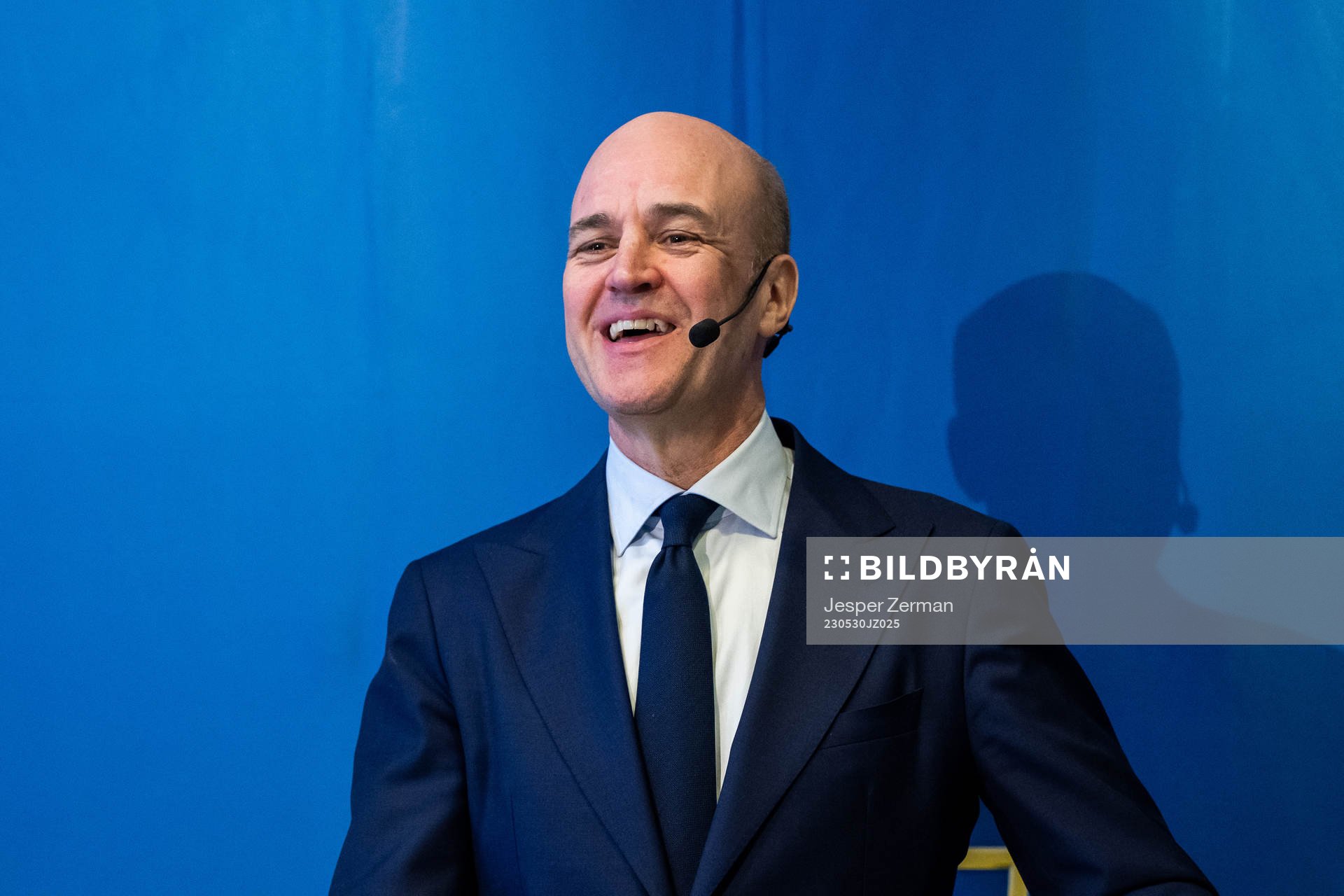 Svenska Fotbollförbundets ordförande Fredrik Reinfeldt