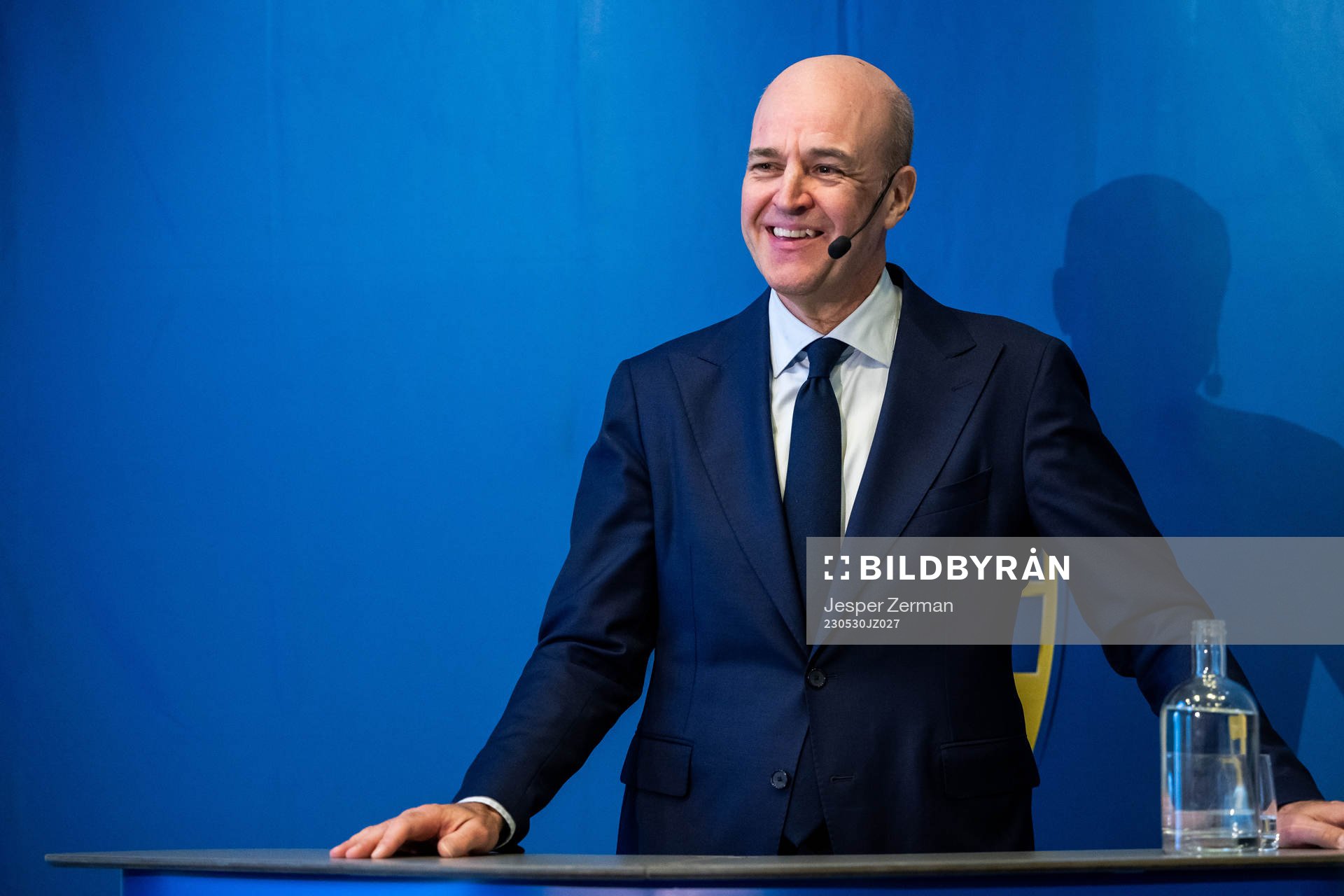 Svenska Fotbollförbundets ordförande Fredrik Reinfeldt