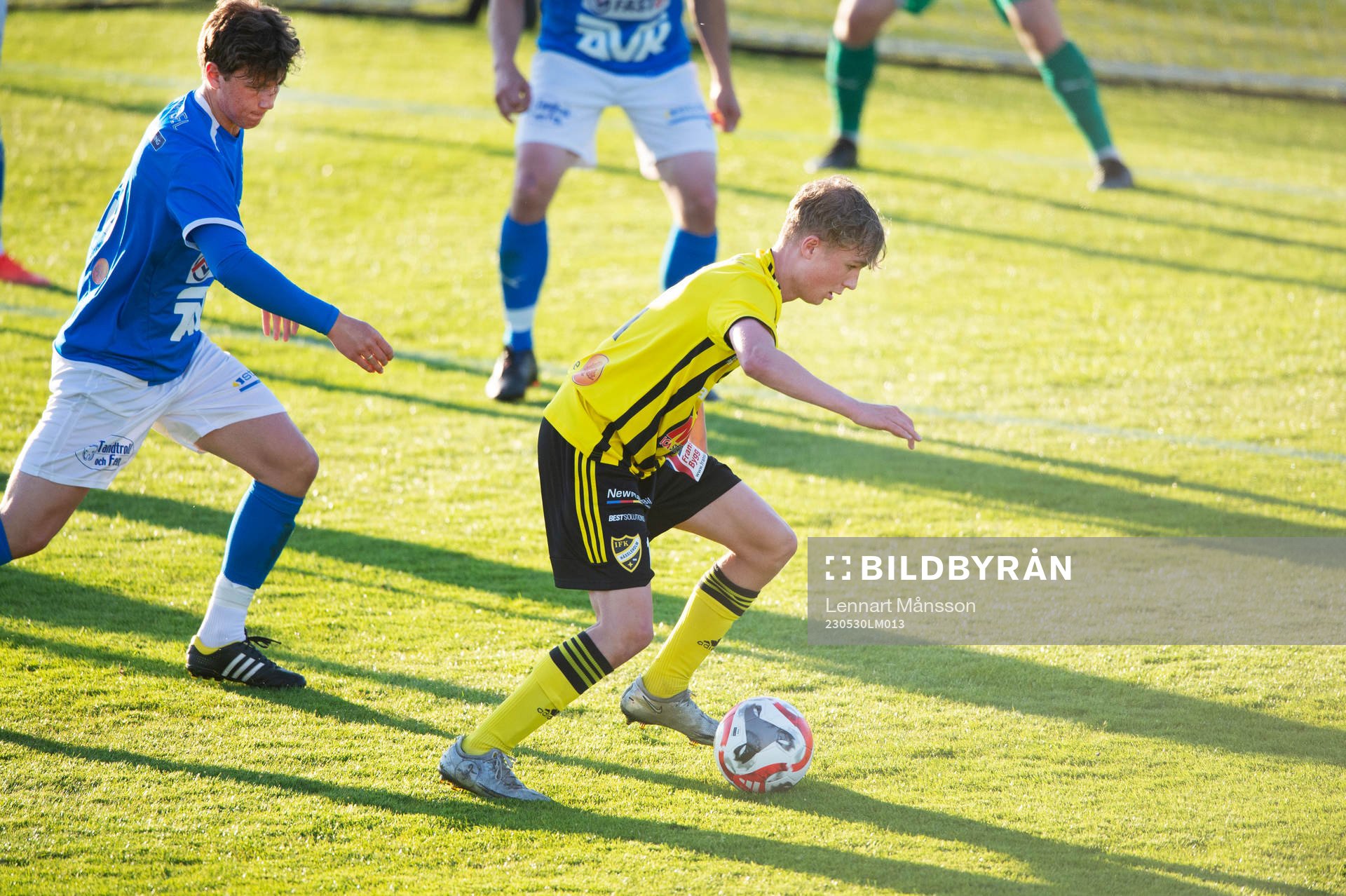 IFK Hässleholms Noa Flink i matchen i DM mellan IFK