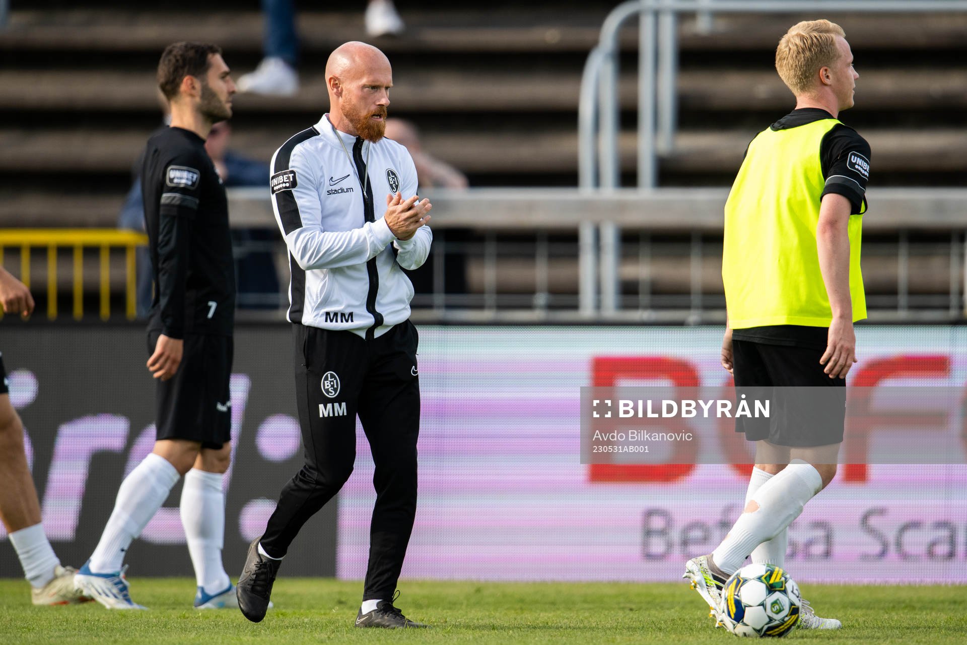 Landskronas assisterande tränare Max Mölder
