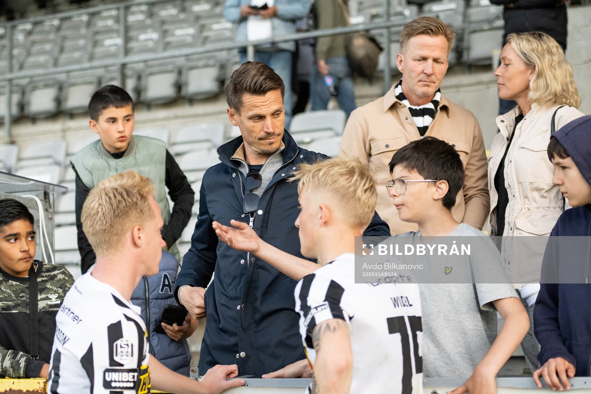 Markus Rosenberg och Landskronas David Edvardsson och