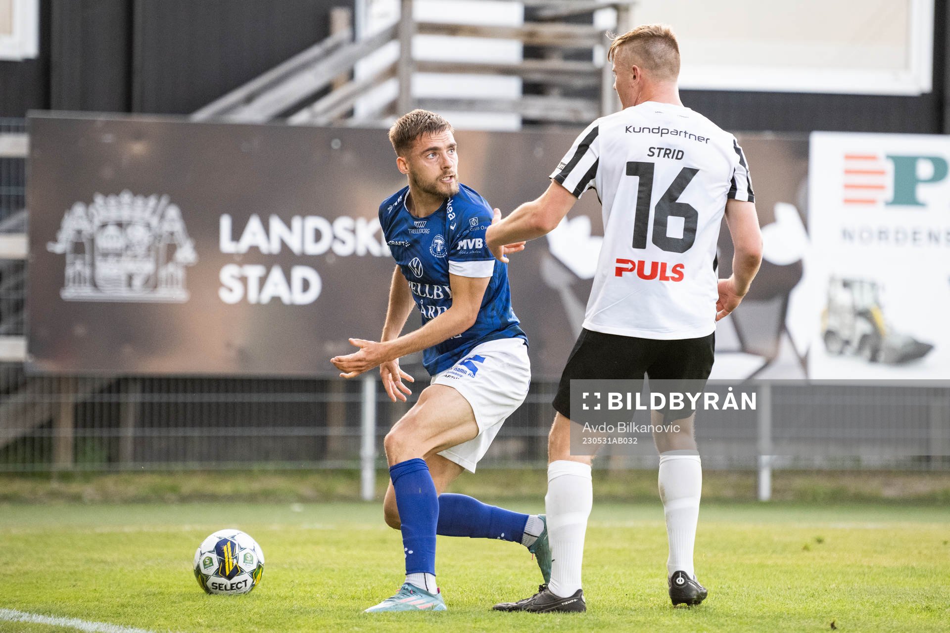Landskronas Jesper Strid och Trelleborgs Felix Hörberg