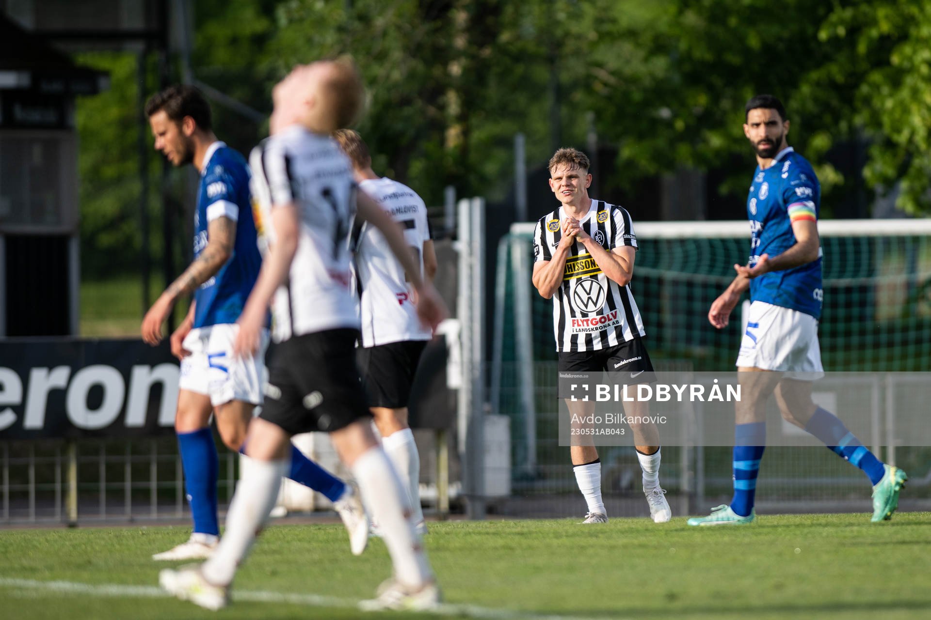 Landskronas Lukas Sunesson deppar