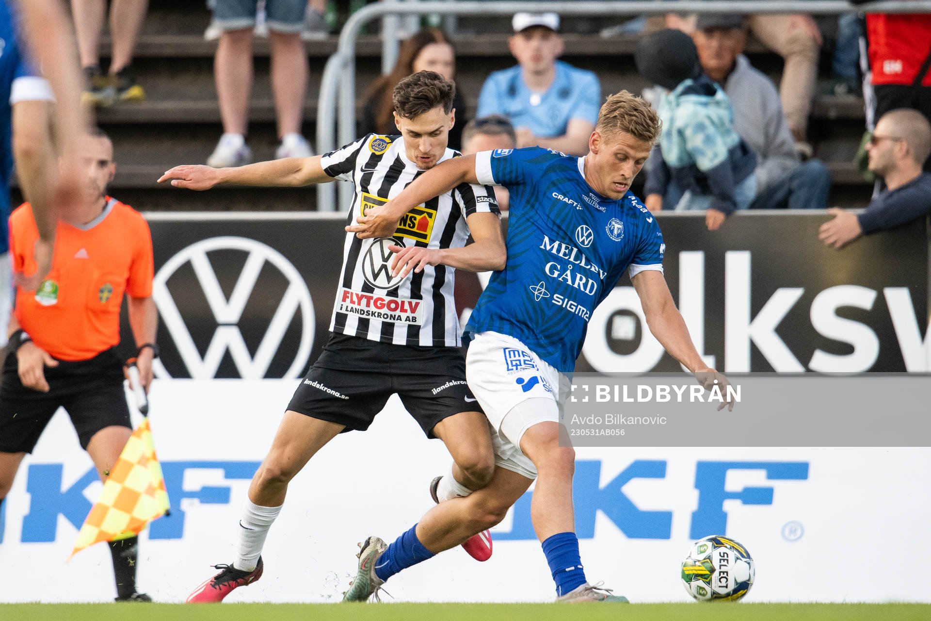 Landskronas Camil Jebara och Trelleborgs Tobias Karlsson