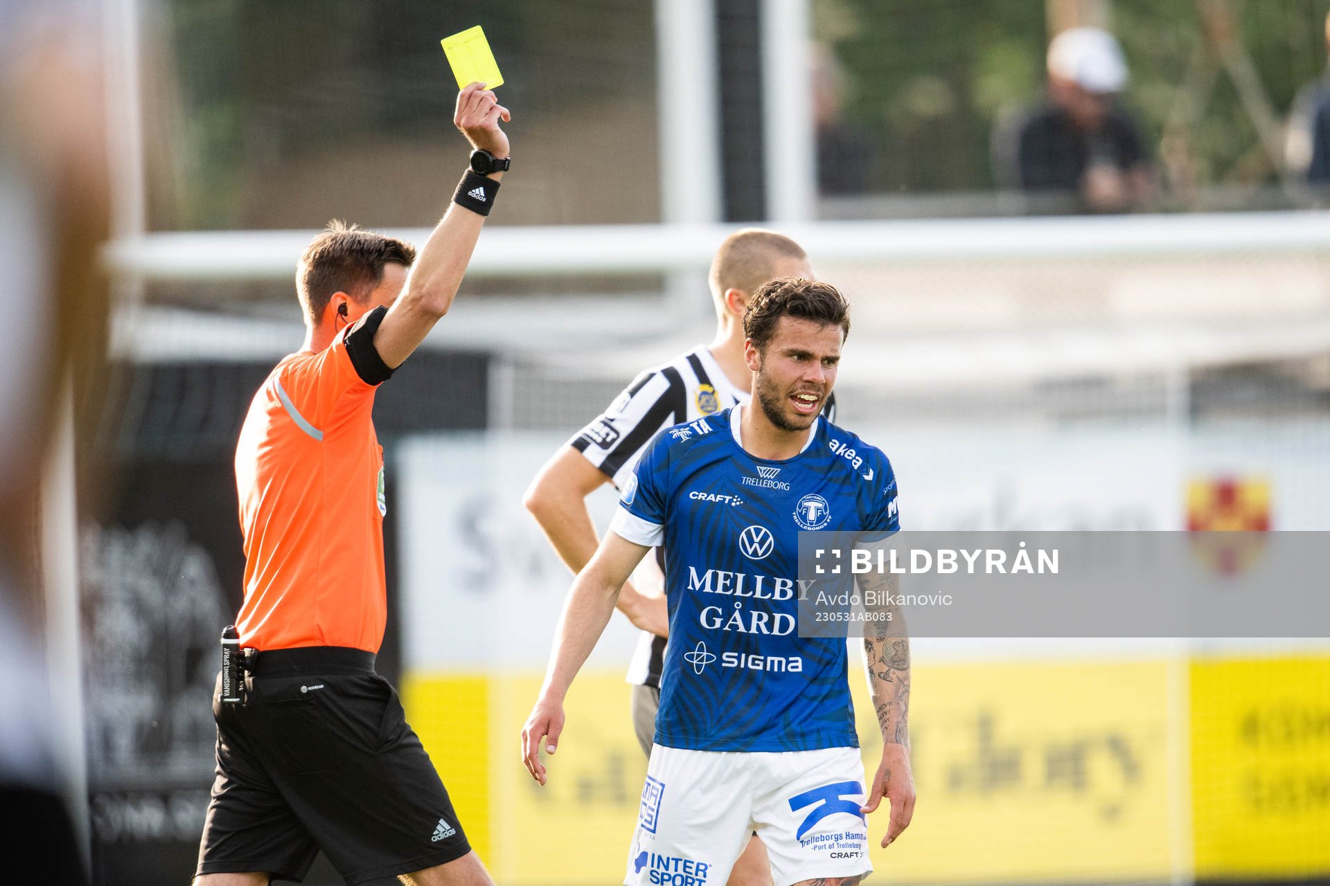 Trelleborgs Herman Hallberg får varning