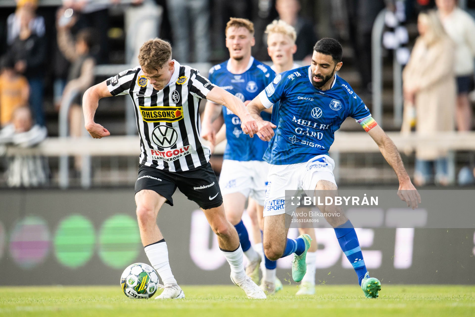 Landskronas Lukas Sunesson och Trelleborgs Mouhammed-Ali
