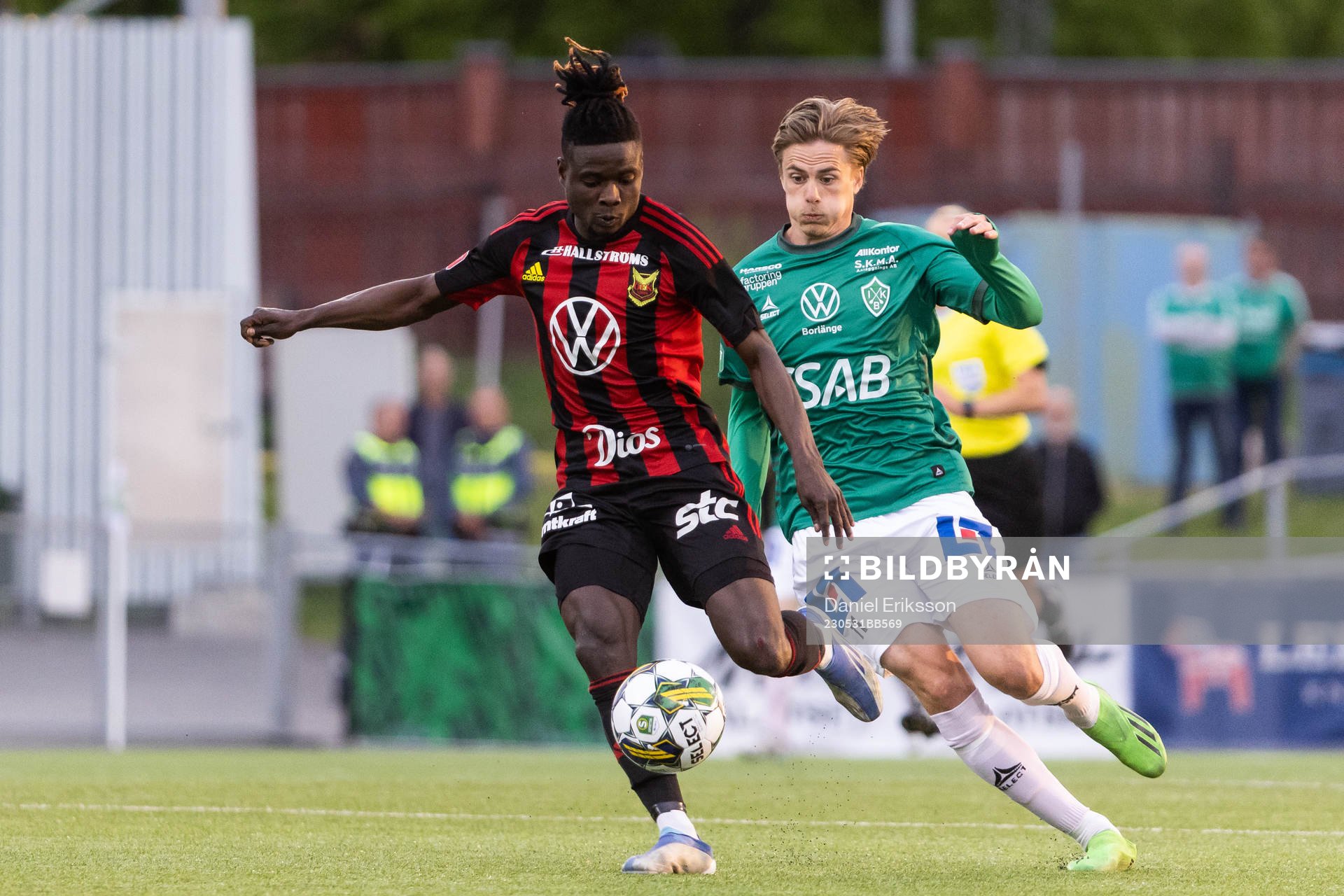 Östersunds Yannick Armel Assiedou Adjoumani och Brages