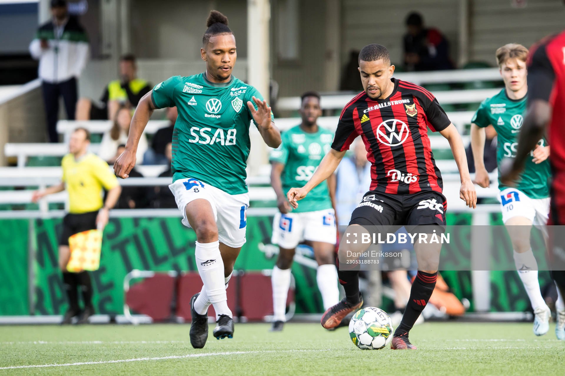 Brages Seth Hellberg och Östersunds Erick Brendon Pinheiro