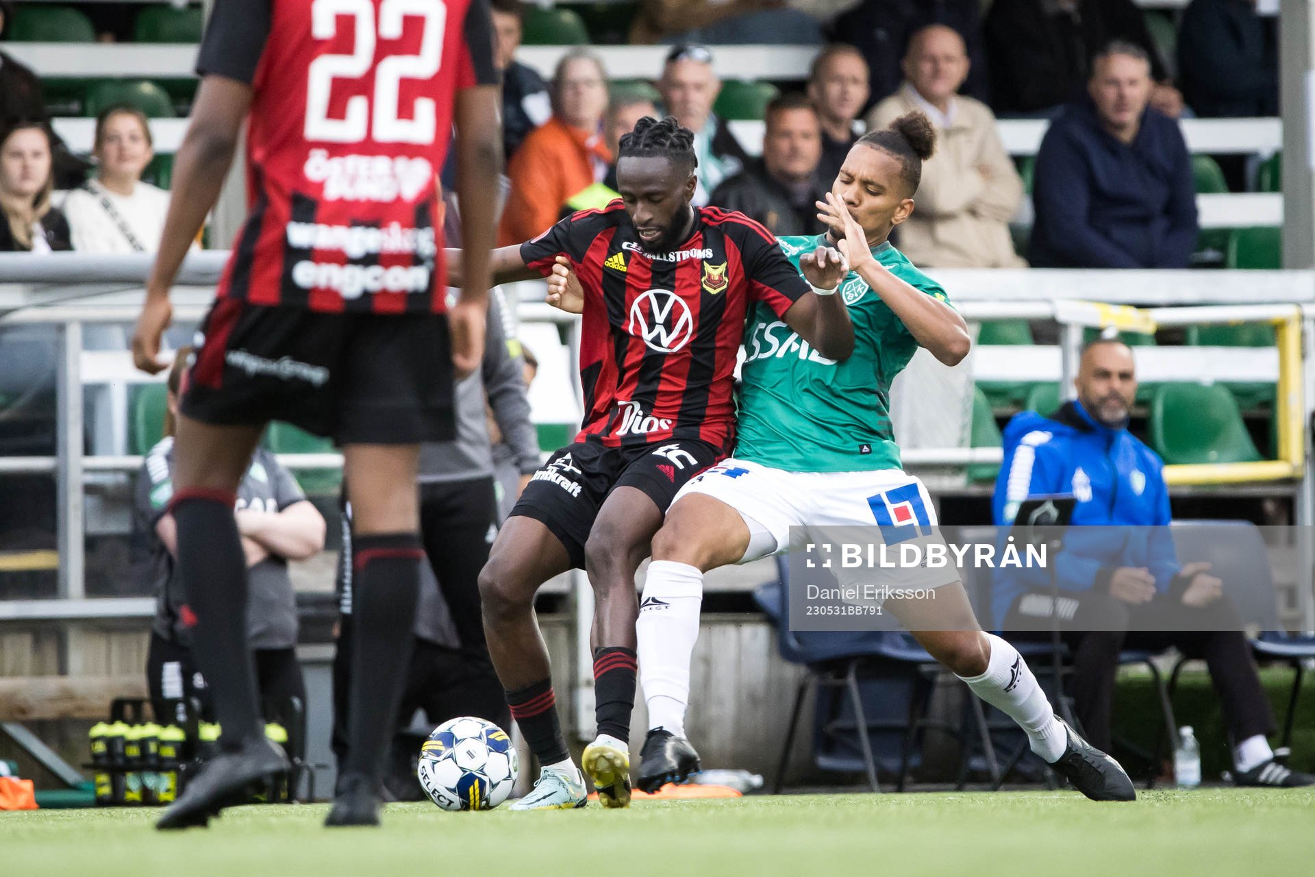 Östersunds Theodore Rask och Brages Seth Hellberg