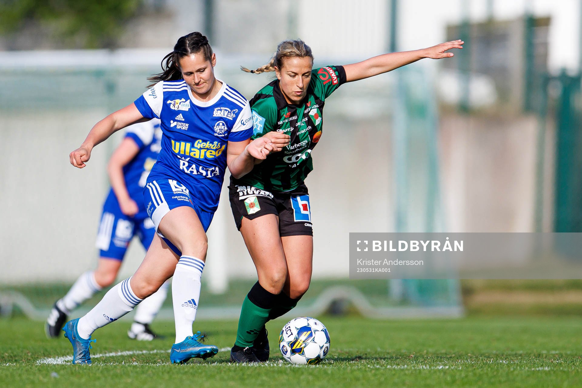 Ullareds Amanda Svensson och Varbergs Ellen Heurlin