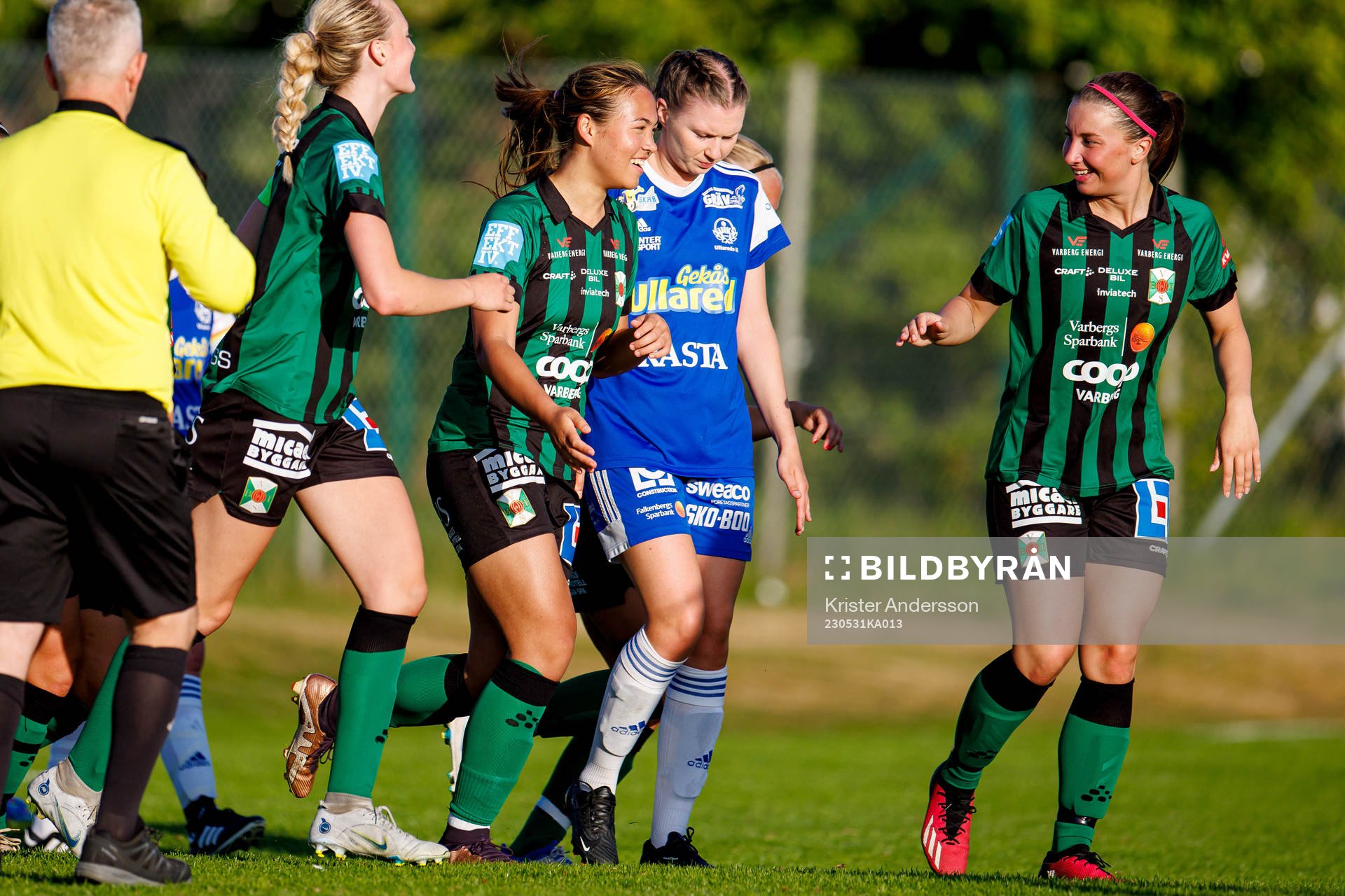 Varbergs Matilda Mårtensson jublar