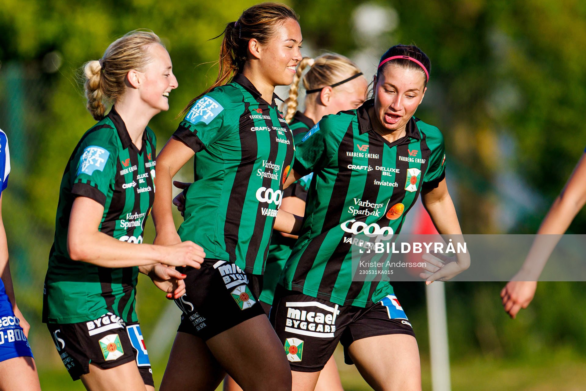 Varbergs Matilda Mårtensson jublar
