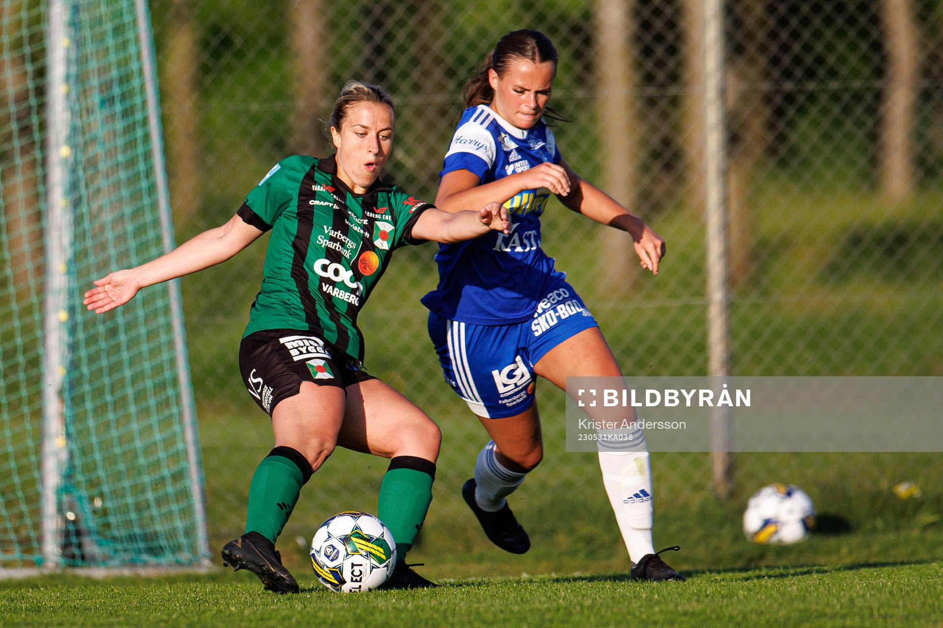 Varbergs Ellen Heurlin och Ullareds Nellie Sturesson