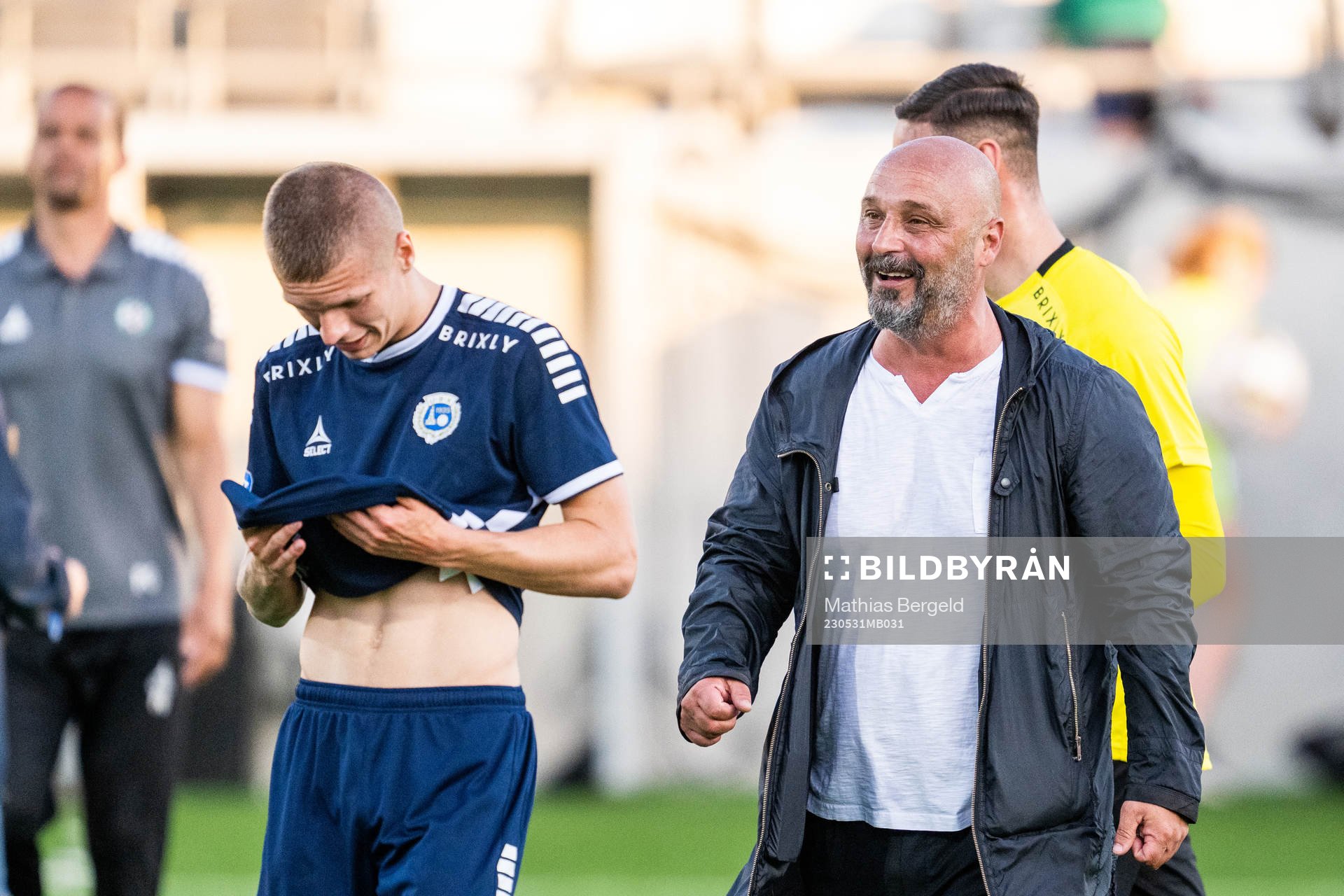 Utsiktens Lucas Hedlund och manager Bosko Orovic
