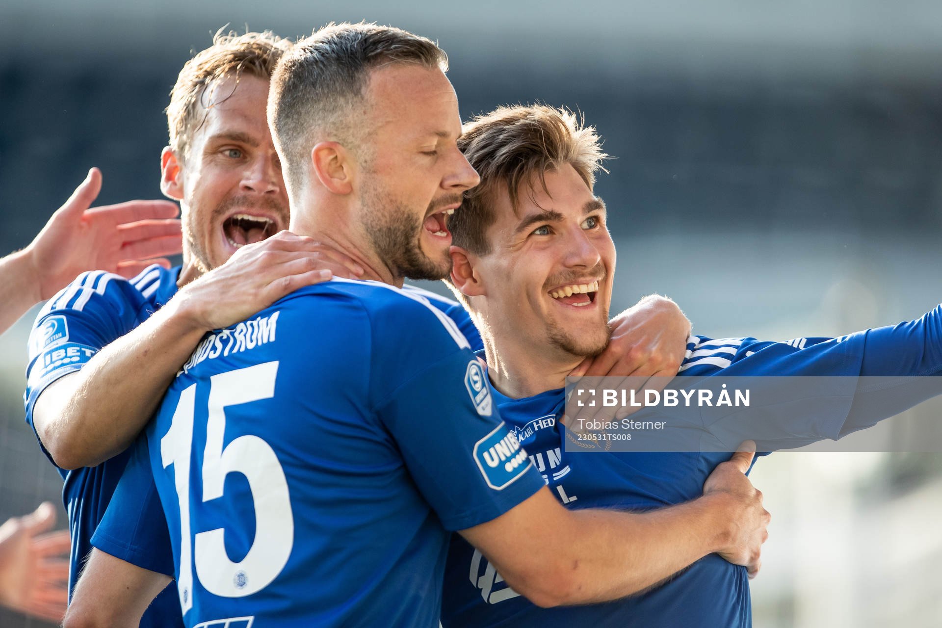 GIF Sundsvalls Johan Bengtsson jublar
