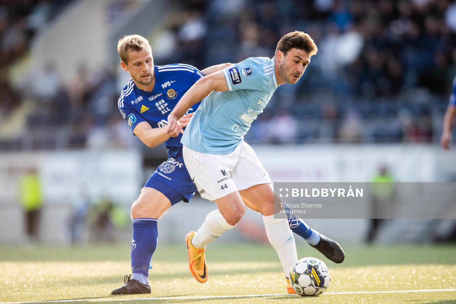 GIF Sundsvalls Erik Andersson och Gefles Iu Ranera Grau