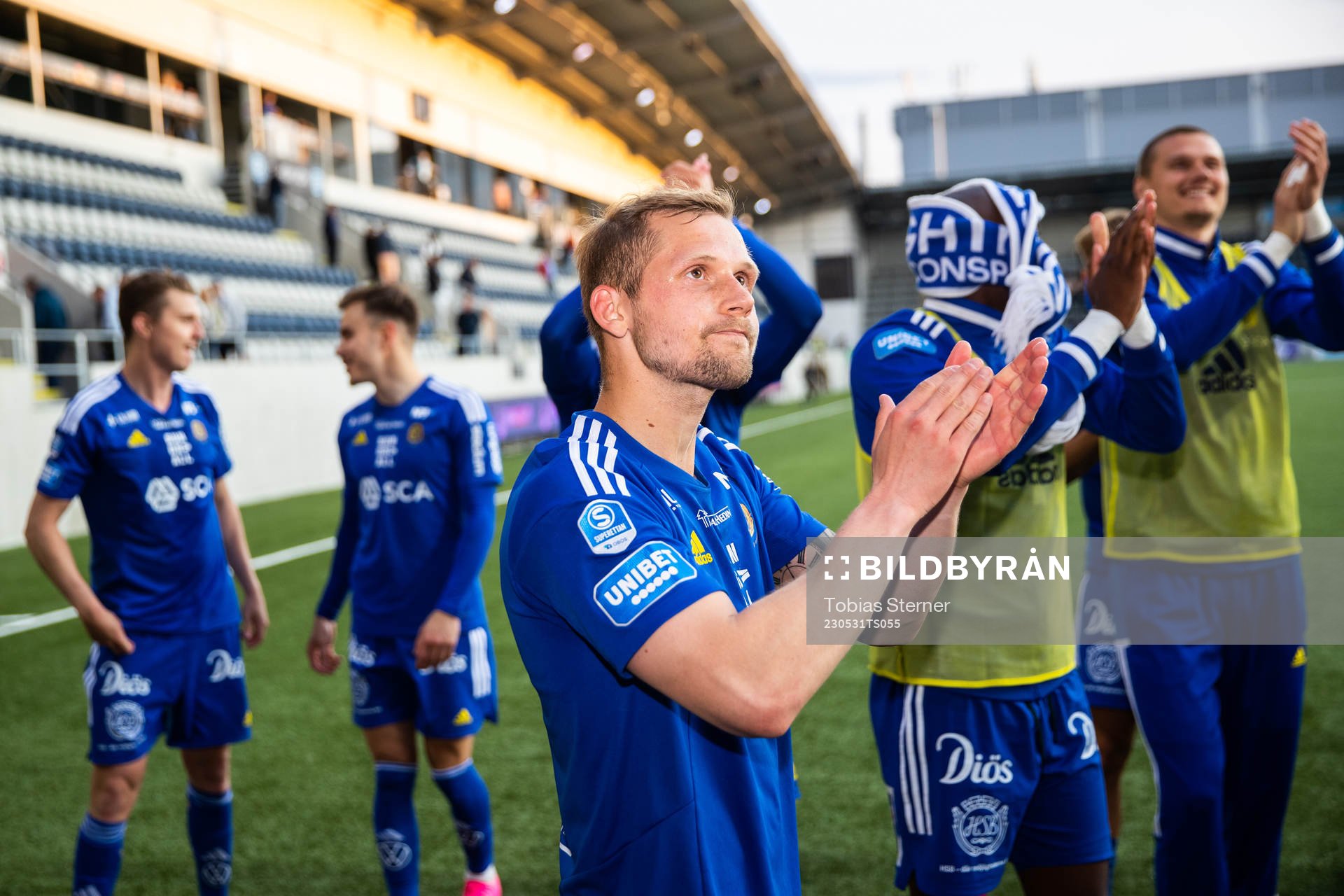 GIF Sundsvalls Erik Andersson jublar