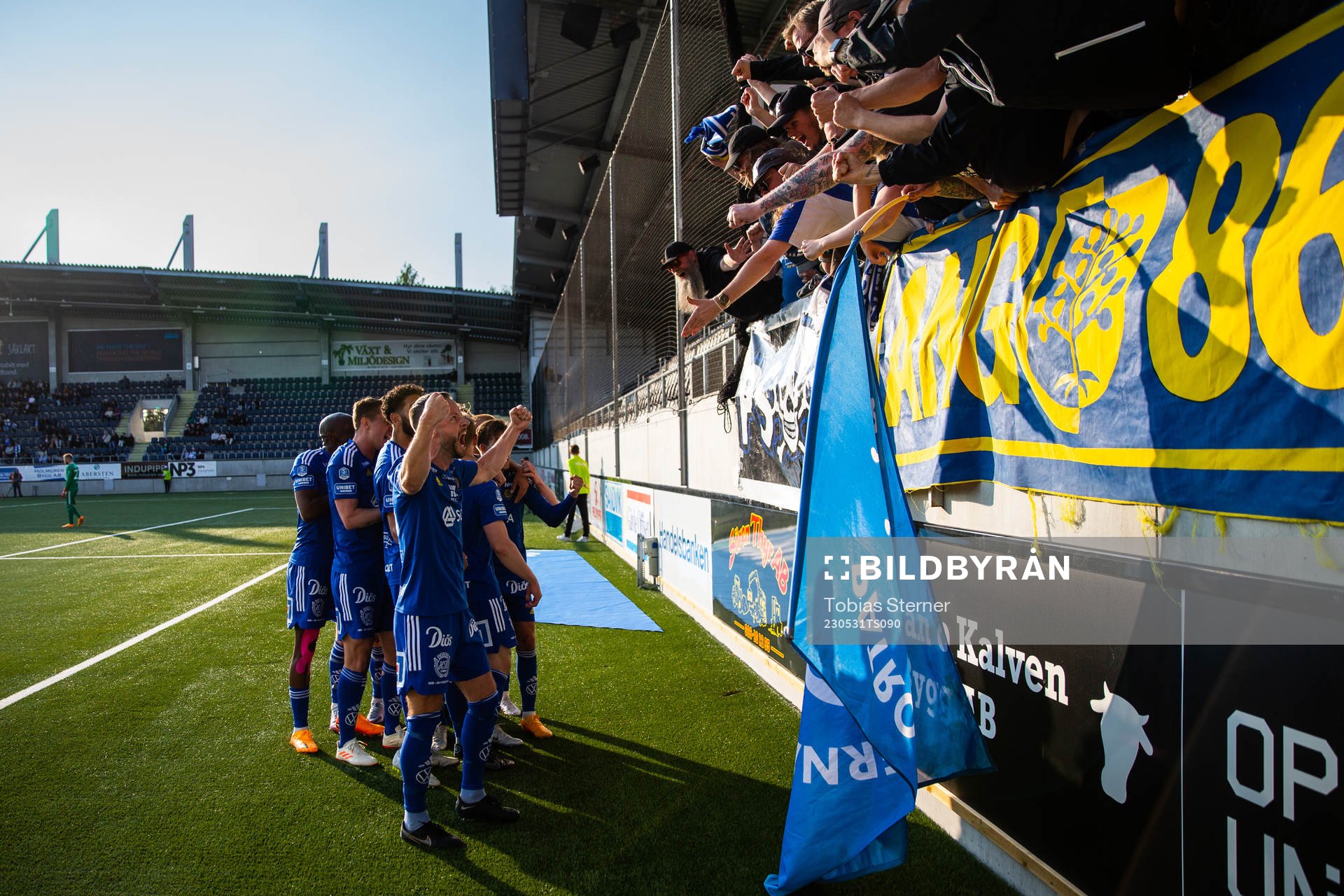 GIF Sundsvalls spelare jublar