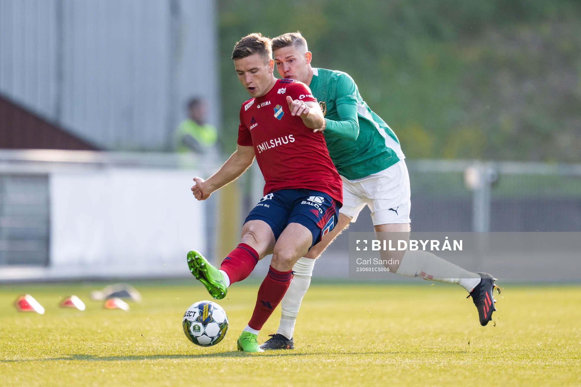 Östers Runar Thor Sigurgeirsson och Jönköpings Södras