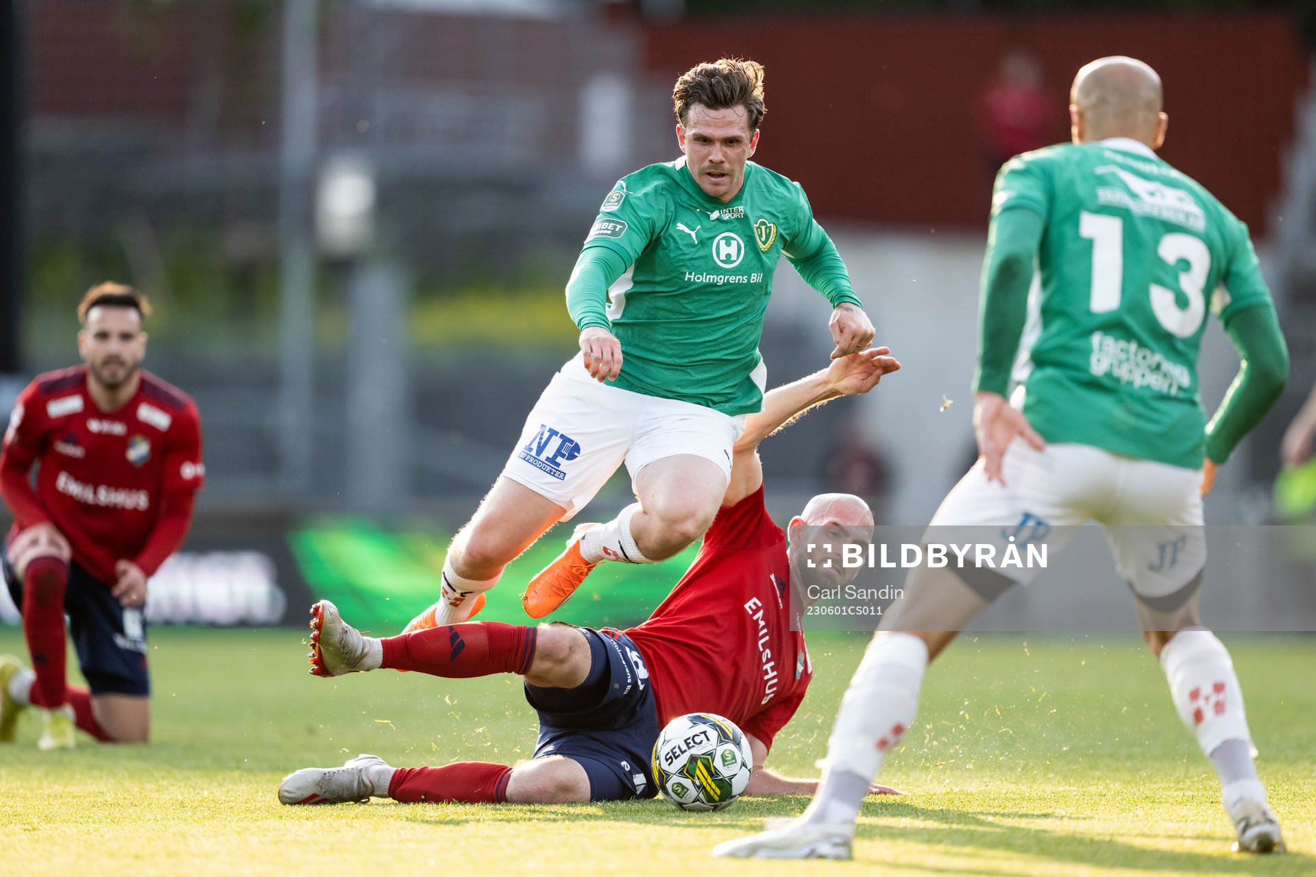 Jönköpings Södras Jesper Manns och Östers Sebastian