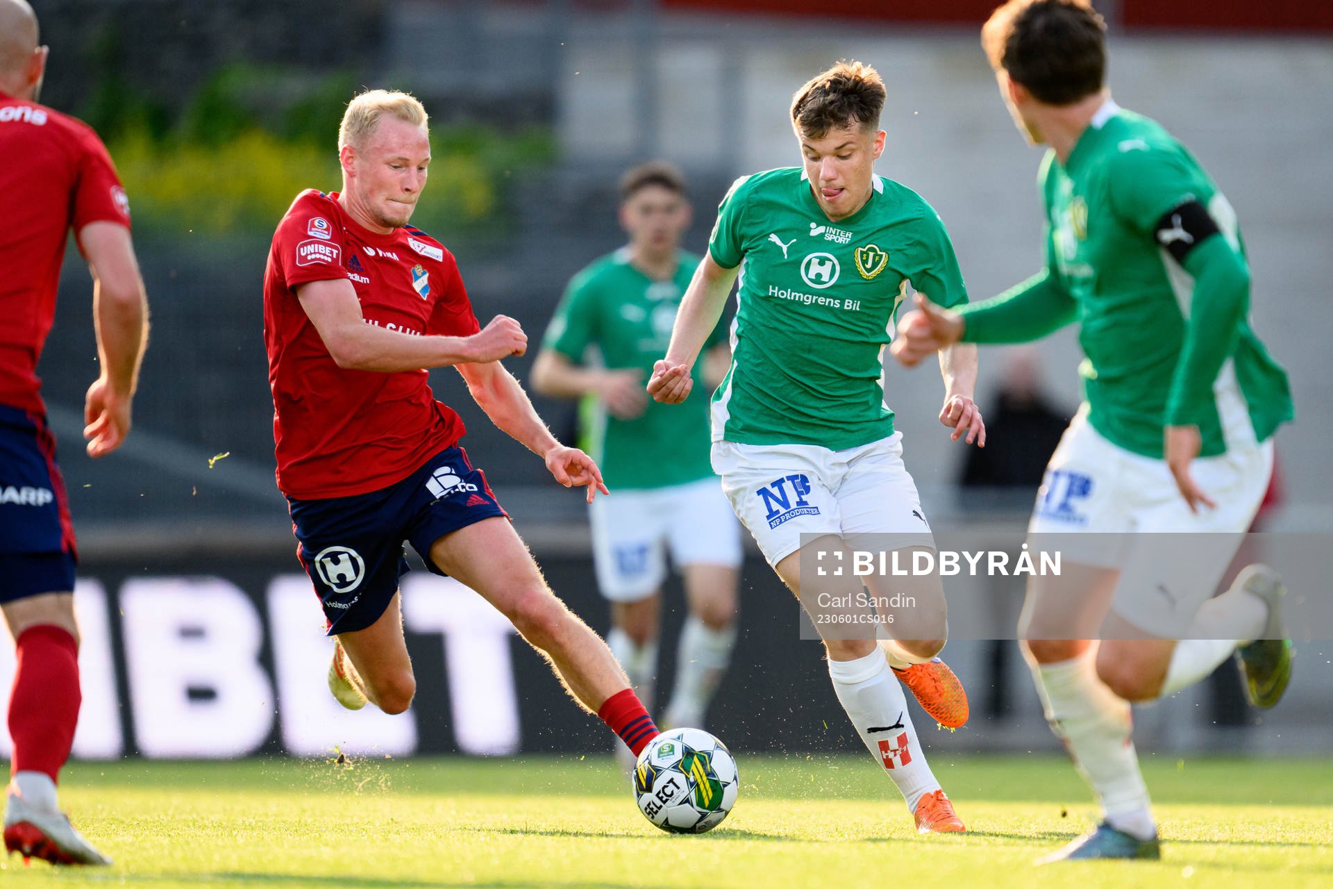 Östers Adam Bergmark Wiberg och Jönköpings Södras