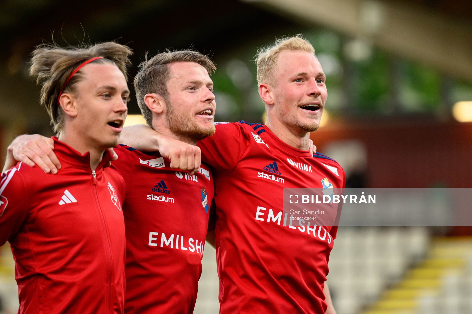 Östers Isak Magnusson, Daniel Ljung och Adam Bergmark