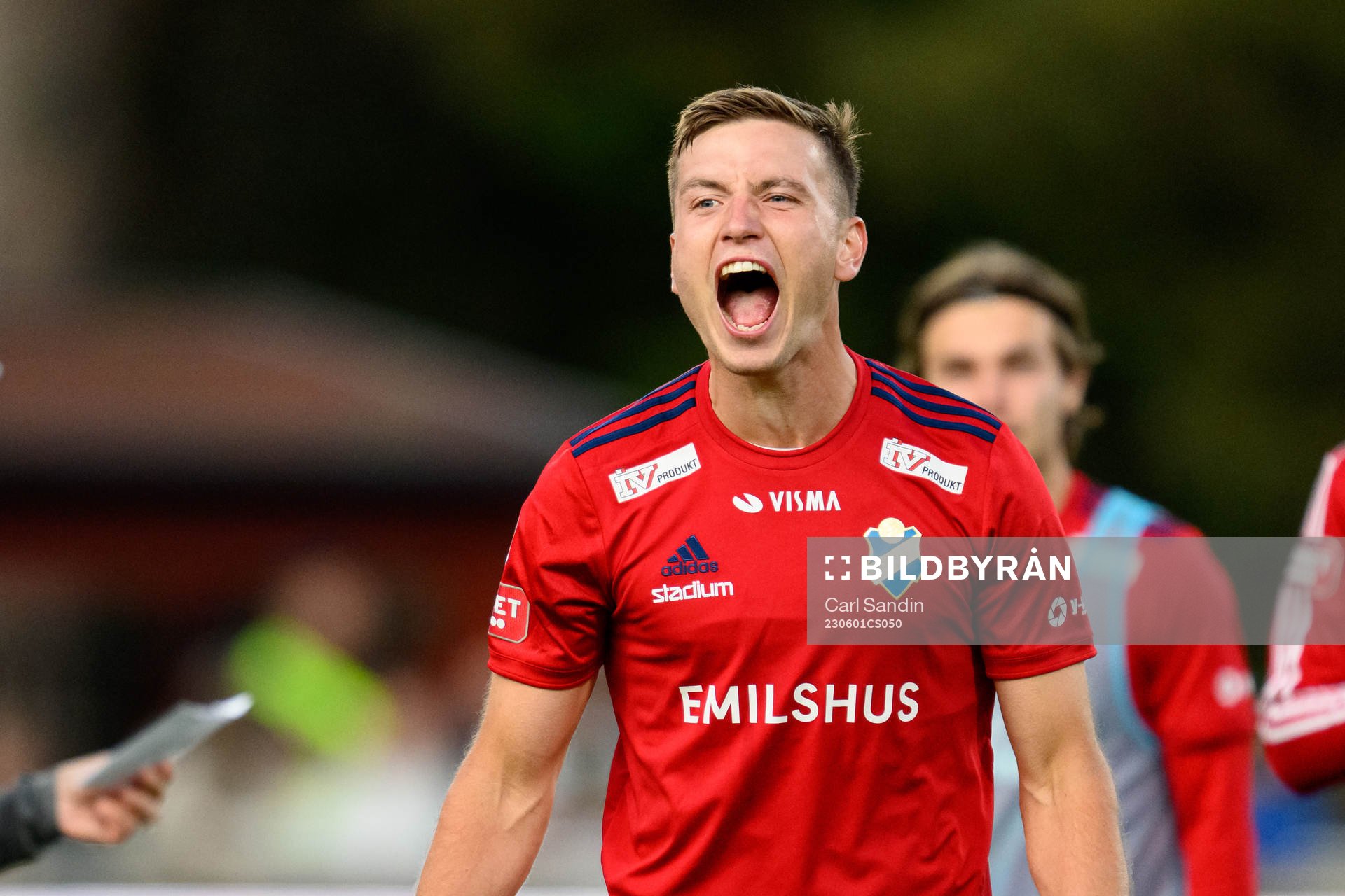 Östers Runar Thor Sigurgeirsson jublar