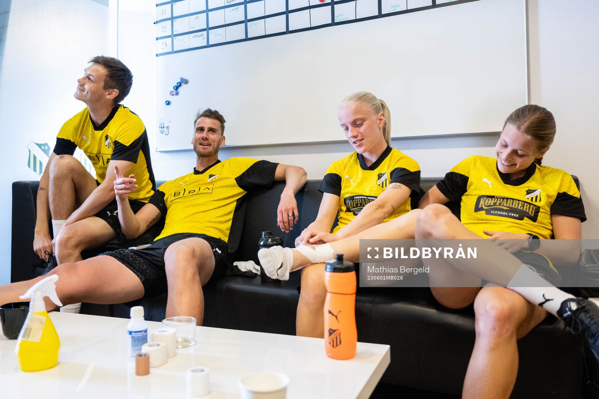 Tobias Carlsson, Johan Hammar, Anna Sandberg och Anna