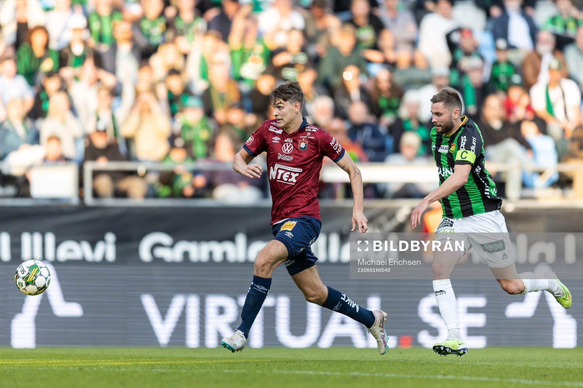 Örgrytes Noah Christoffersson och GAIS Axel Norén