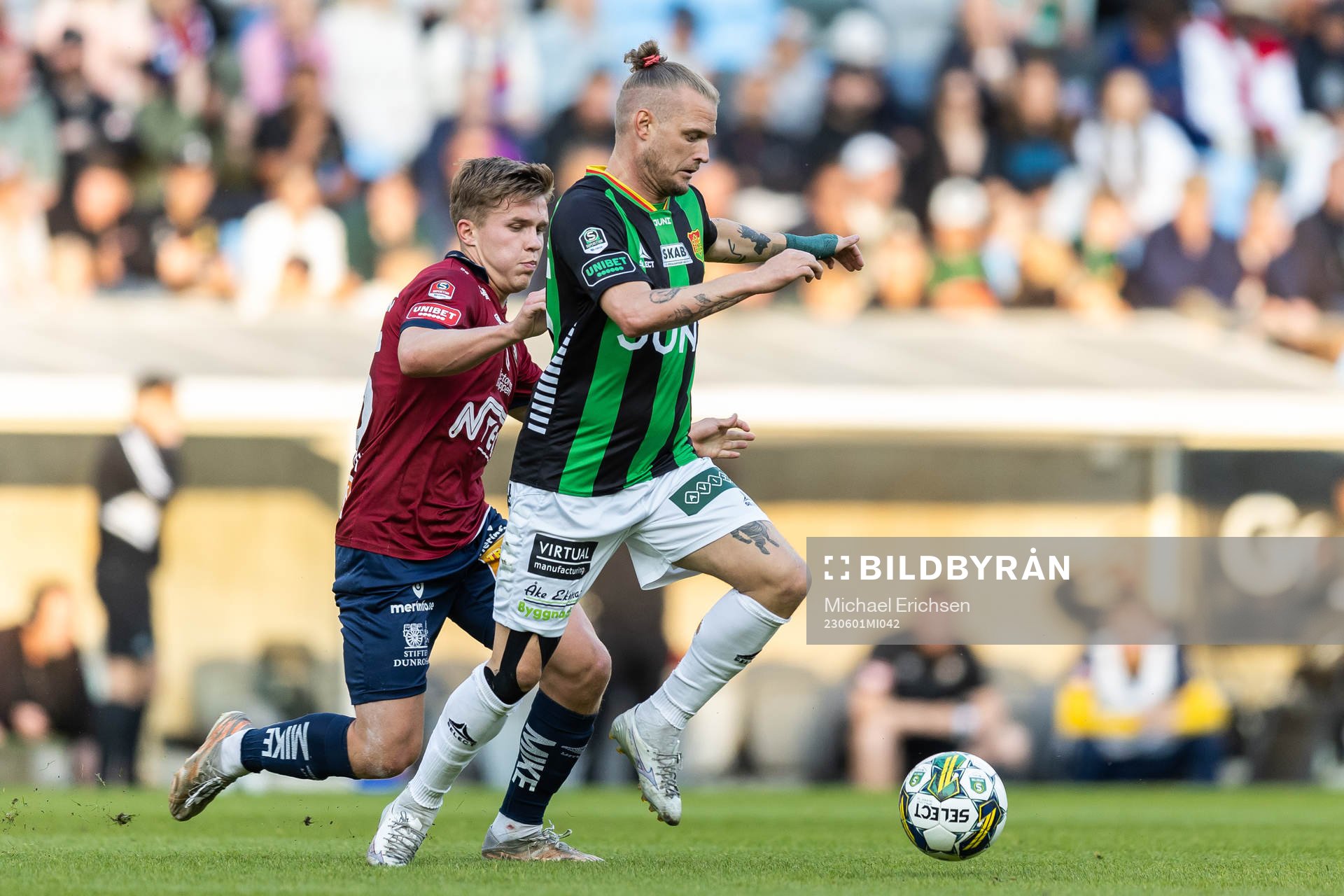 Örgrytes Isak Dahlqvist och GAIS Jonas Lindberg