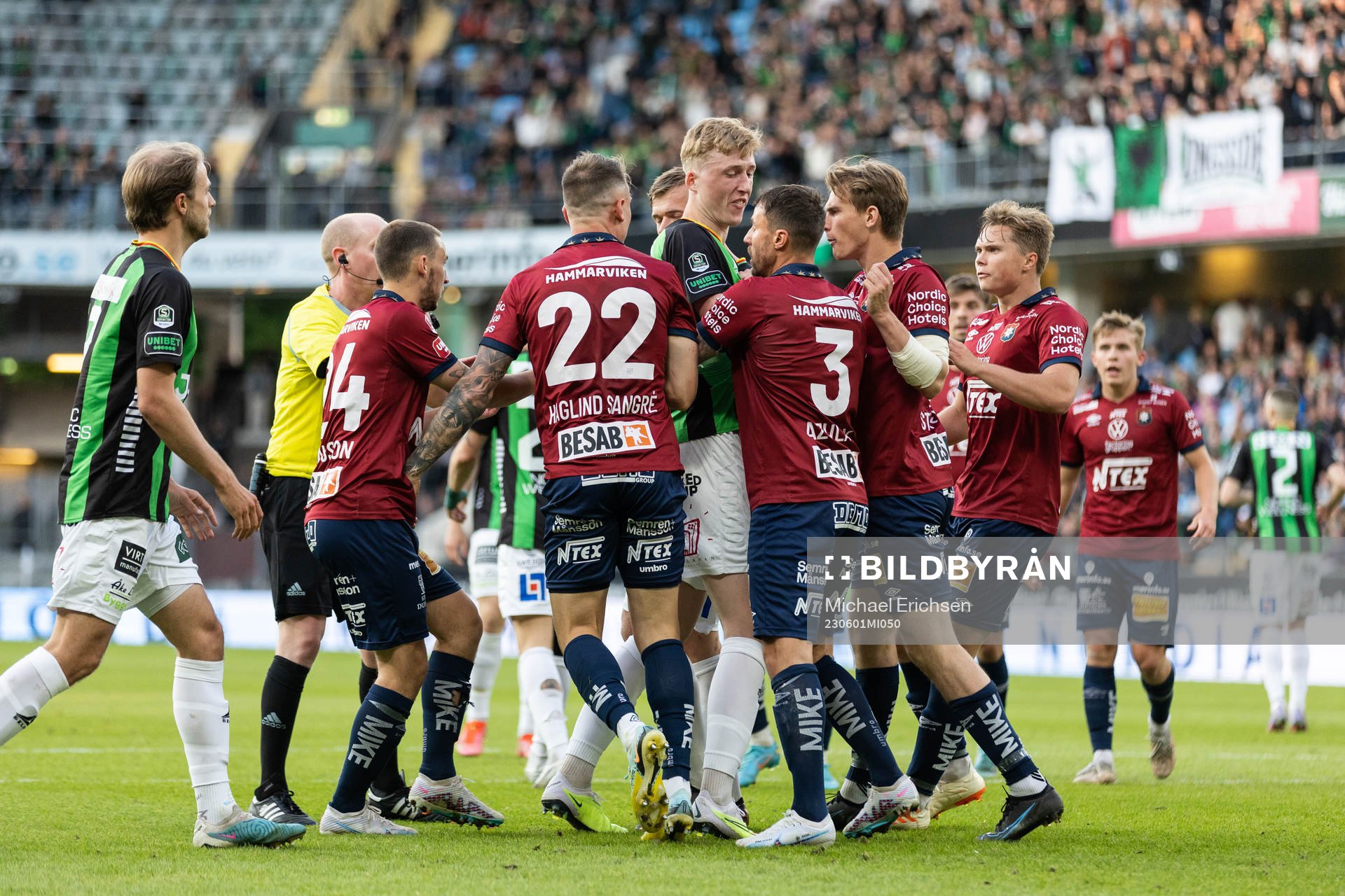 GAIS och Örgrytes spelare i bråk