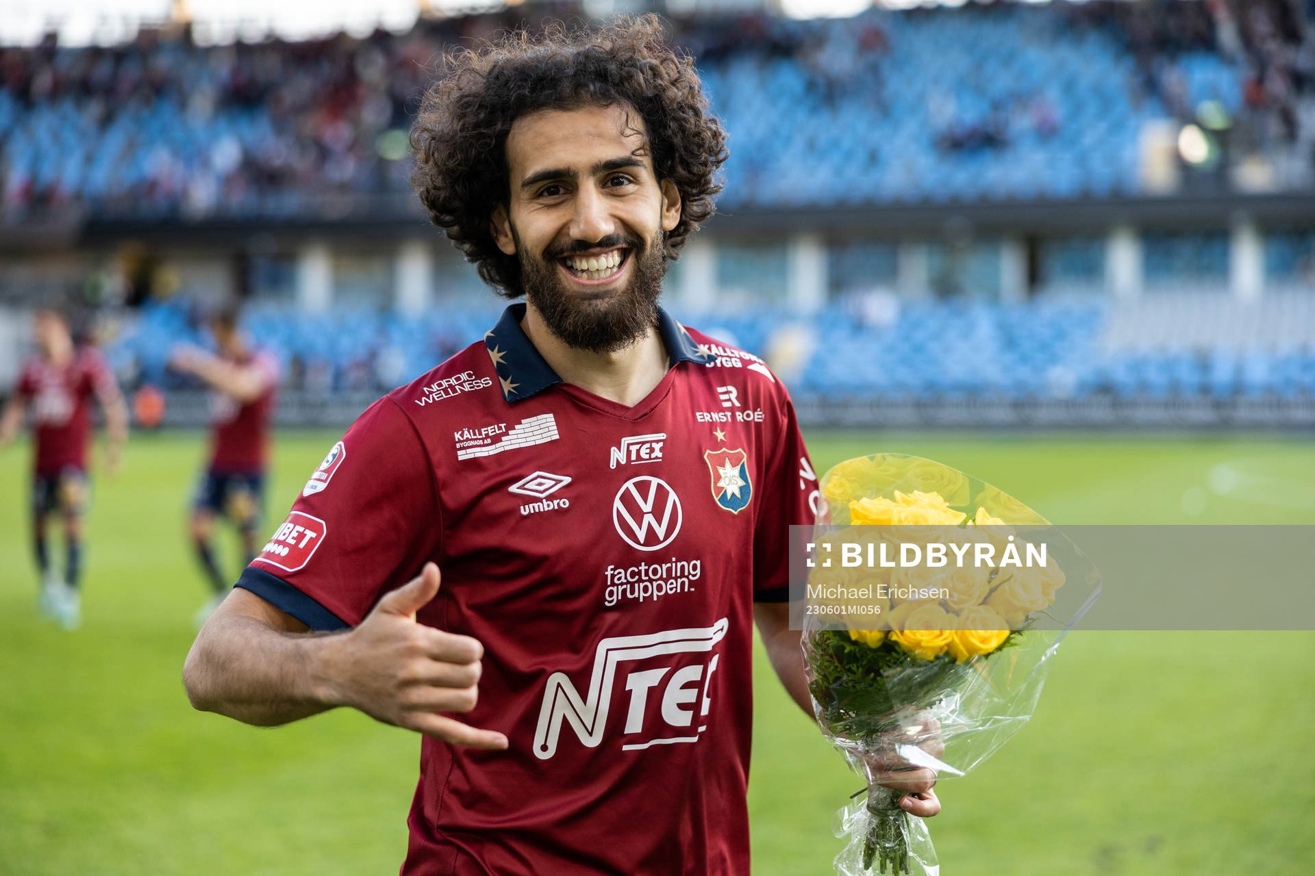 Örgrytes Hady Saleh Karim jublar