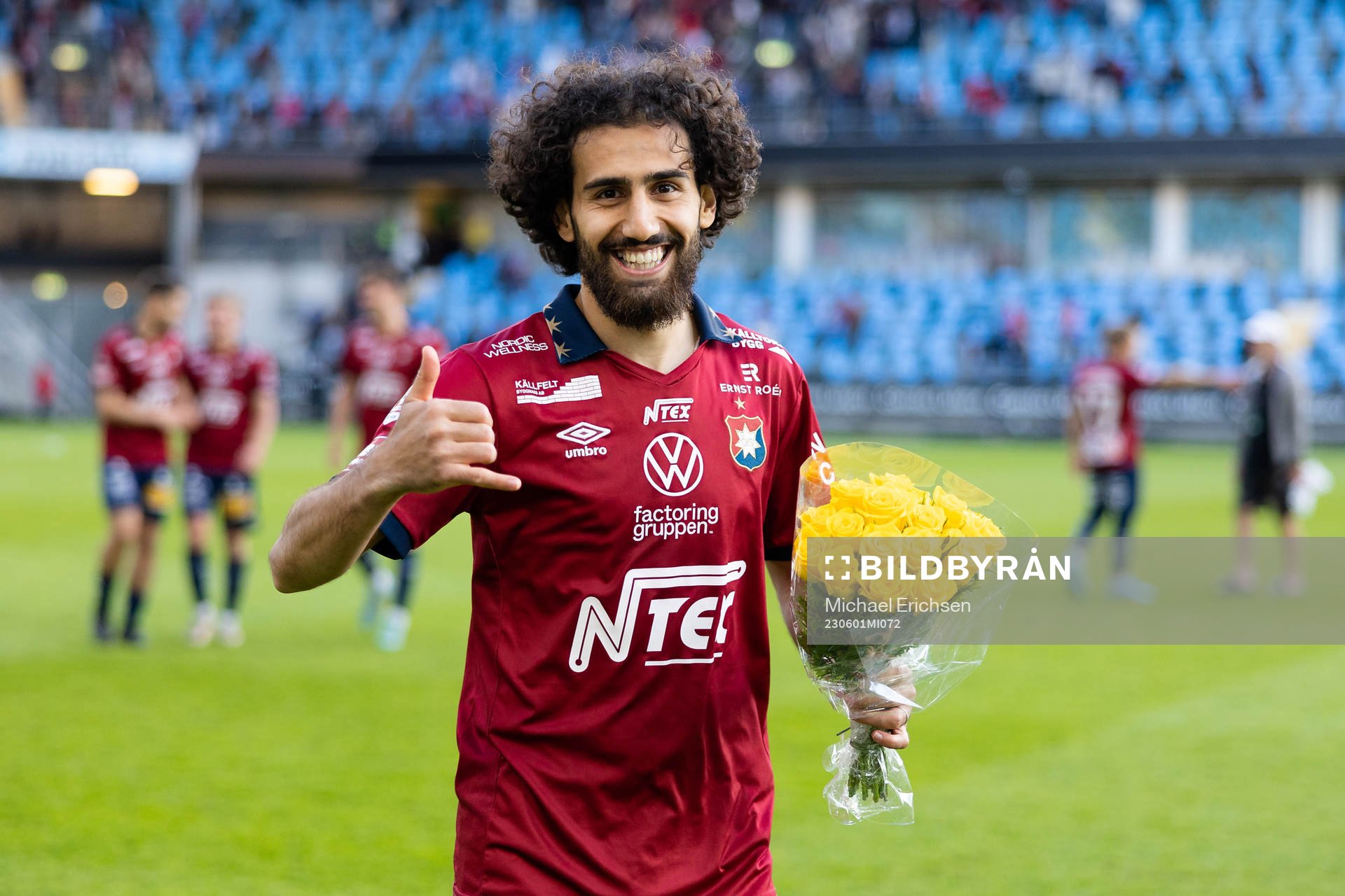 Örgrytes Hady Saleh Karim jublar