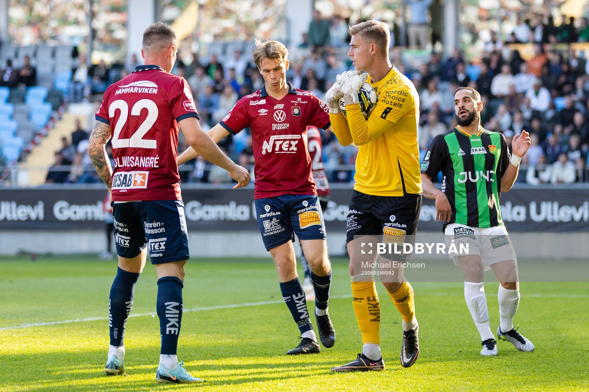 Örgrytes målvakt Mathias Nilsson