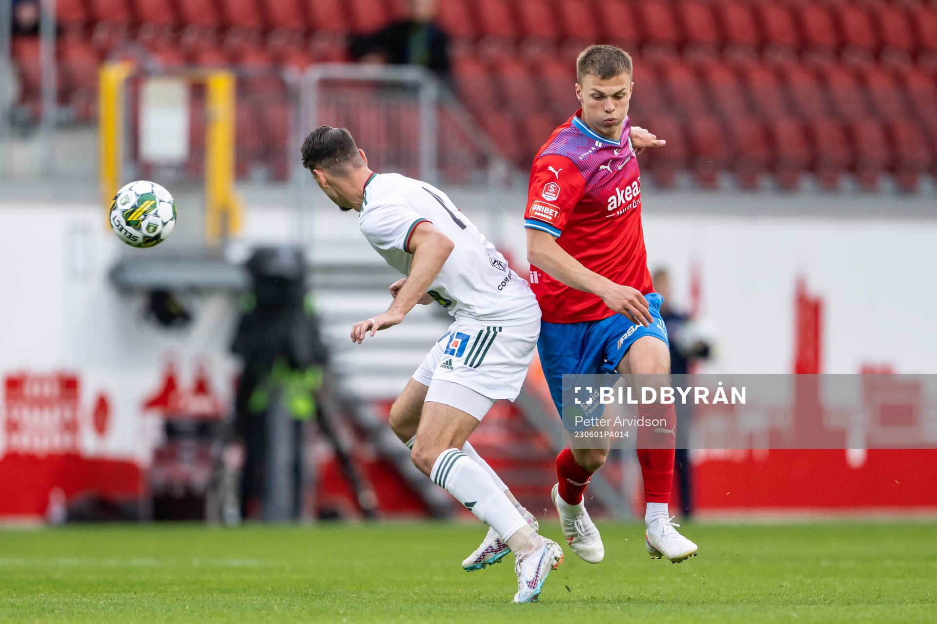 Skövde AIKs Elmar Abraham och Helsingborgs Erik Ring