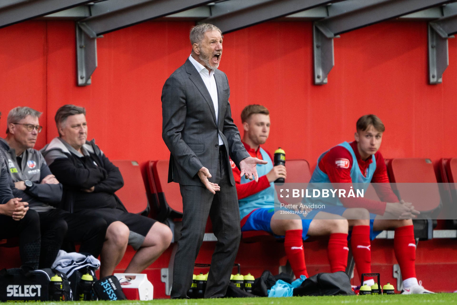 Helsingborgs tränare Stuart Baxter