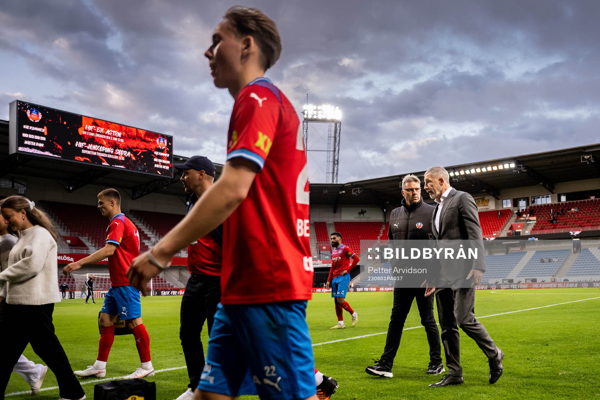 Helsingborgs tränare Stuart Baxter och assisterande