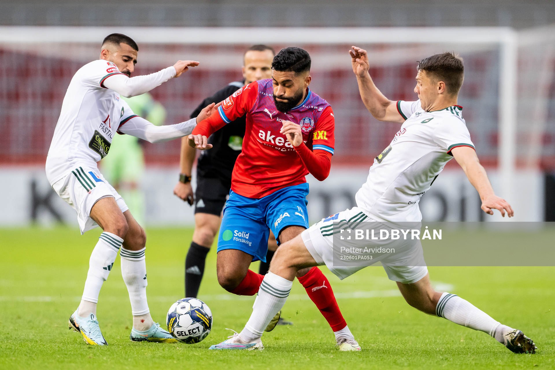 Helsingborgs Amin Al-Hamawi mot Skövde AIKs Elmar Abraham